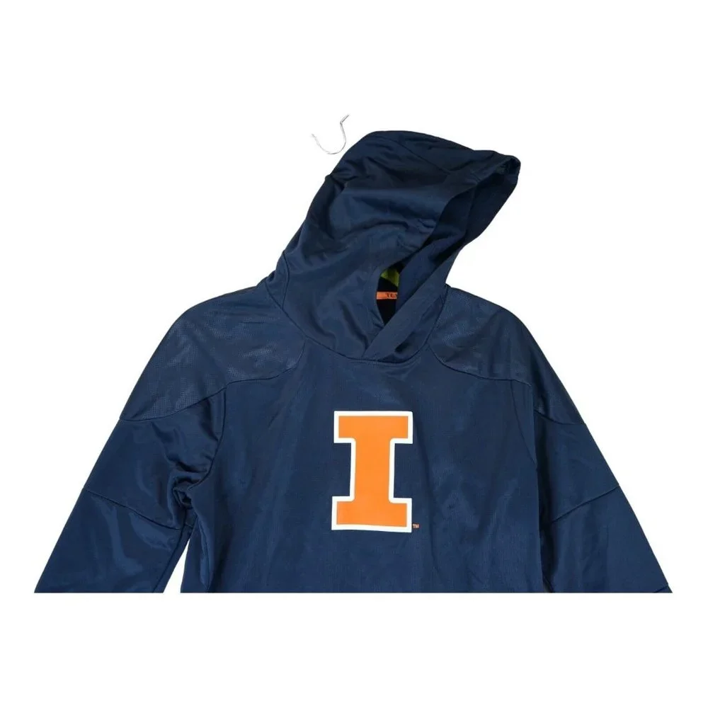 NWT Gen2 Illinois Blue Hoodie Sweatshirt Young‎ Size Large 14/16